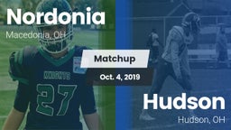 Matchup: Nordonia vs. Hudson  2019