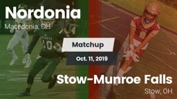 Matchup: Nordonia vs. Stow-Munroe Falls  2019