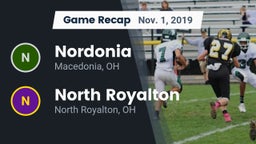 Recap: Nordonia  vs. North Royalton  2019