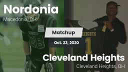 Matchup: Nordonia vs. Cleveland Heights  2020