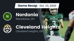 Recap: Nordonia  vs. Cleveland Heights  2020