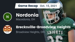 Recap: Nordonia  vs. Brecksville-Broadview Heights  2021