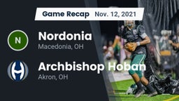 Recap: Nordonia  vs. Archbishop Hoban  2021