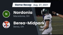 Recap: Nordonia  vs. Berea-Midpark  2021