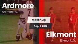 Matchup: Ardmore vs. Elkmont  2017