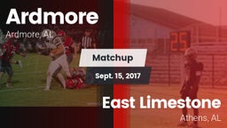 Matchup: Ardmore vs. East Limestone  2017