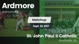 Matchup: Ardmore vs. St. John Paul II Catholic  2017