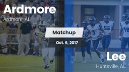 Matchup: Ardmore vs. Lee  2017