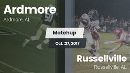 Matchup: Ardmore vs. Russellville  2017