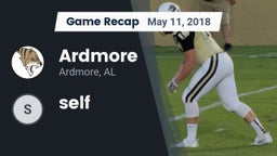 Recap: Ardmore  vs. self 2018