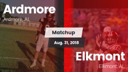 Matchup: Ardmore vs. Elkmont  2018