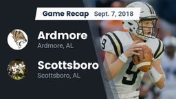 Recap: Ardmore  vs. Scottsboro  2018