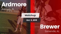Matchup: Ardmore vs. Brewer  2018