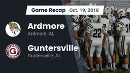 Recap: Ardmore  vs. Guntersville  2018