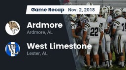 Recap: Ardmore  vs. West Limestone  2018