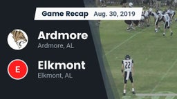 Recap: Ardmore  vs. Elkmont  2019