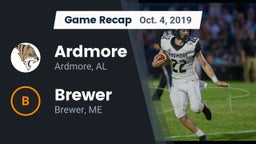 Recap: Ardmore  vs. Brewer  2019