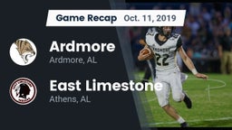 Recap: Ardmore  vs. East Limestone  2019