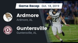 Recap: Ardmore  vs. Guntersville  2019