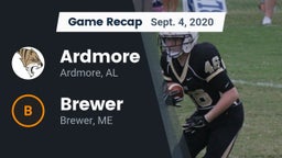 Recap: Ardmore  vs. Brewer  2020