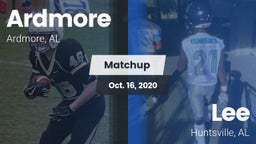 Matchup: Ardmore vs. Lee  2020
