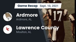 Recap: Ardmore  vs. Lawrence County  2021