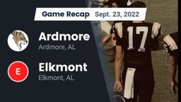 Recap: Ardmore  vs. Elkmont  2022