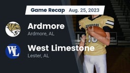 Recap: Ardmore  vs. West Limestone  2023