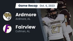 Recap: Ardmore  vs. Fairview  2023