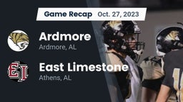 Recap: Ardmore  vs. East Limestone  2023