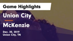 Union City  vs McKenzie  Game Highlights - Dec. 20, 2019