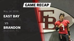 Recap: East Bay  vs. Brandon  2016