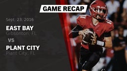 Recap: East Bay  vs. Plant City  2016