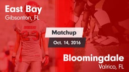 Matchup: East Bay vs. Bloomingdale  2016