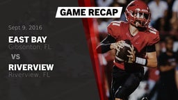 Recap: East Bay  vs. Riverview  2016