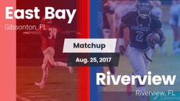 Matchup: East Bay  vs. Riverview  2017
