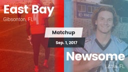 Matchup: East Bay  vs. Newsome  2017