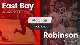 Matchup: East Bay  vs. Robinson  2017