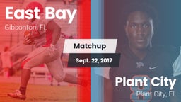 Matchup: East Bay  vs. Plant City  2017