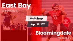 Matchup: East Bay  vs. Bloomingdale  2017