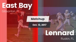 Matchup: East Bay  vs. Lennard  2017