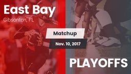 Matchup: East Bay  vs. PLAYOFFS 2017