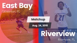 Matchup: East Bay  vs. Riverview  2018