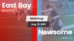 Matchup: East Bay  vs. Newsome  2018
