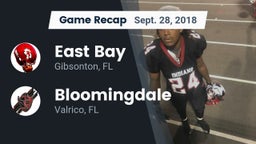 Recap: East Bay  vs. Bloomingdale  2018