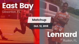 Matchup: East Bay  vs. Lennard  2018