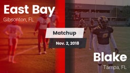 Matchup: East Bay  vs. Blake  2018