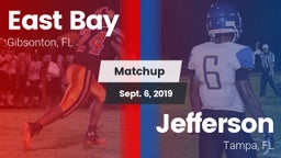 Matchup: East Bay  vs. Jefferson  2019