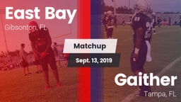 Matchup: East Bay  vs. Gaither  2019