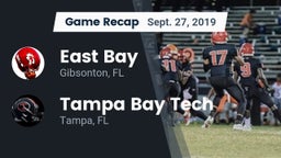 Recap: East Bay  vs. Tampa Bay Tech  2019